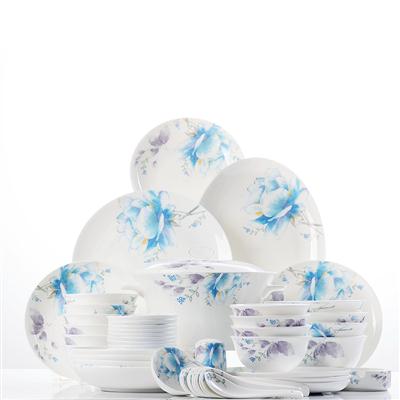 屄av.com48头聆听花开骨瓷礼品餐具套装